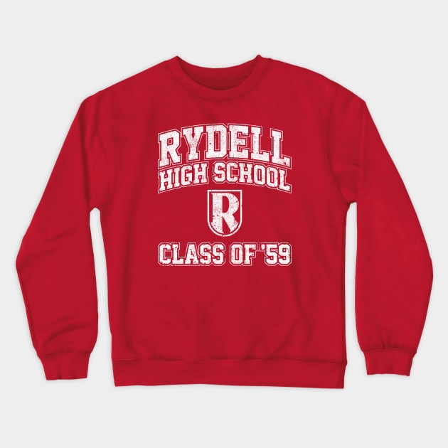 Rydell High School Class of '59 (Grease) Crewneck Sweatshirt by huckblade